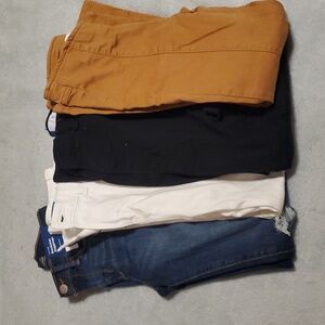 Old Navy Denim and Colorful Pants Collection (Bundle, All 4 Pairs)